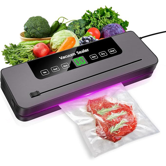 Vacuum Sealer,Automatic Food Vacuum Sealer,5 modes,with 10 sealing pockets