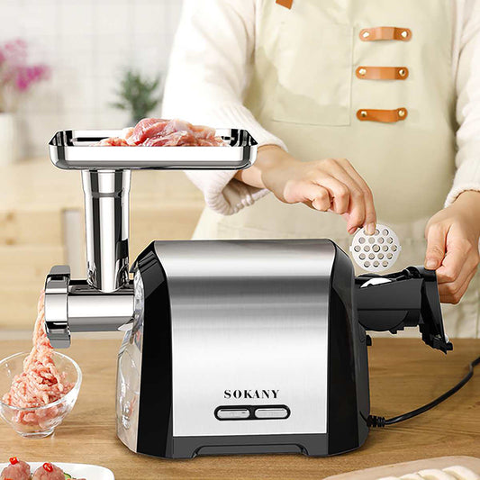 Electric Meat Grinder 3200W Power Household Sausage Stuffer Vegetable Chopper Mincer