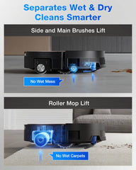 ECOVACS Sweeping Robotic Vacuum Cleaner With Mopping Bagless DEEBOT X11 Omni Cyclone 19.500 Pa AI Stain Detection