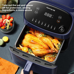 220V Multi-Function 6.5L Air Fryer with Smart Steaming Roasting