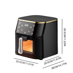 12L Extra Large Air Fryer Oven Digital Touchscreen with 8-in-1 Functions