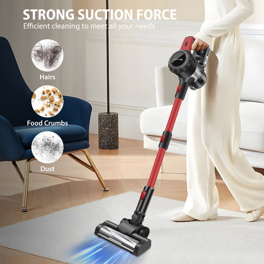 Cordless Stick Vacuum Cleaner, 15000PA Cordless Vacuum Cleaner 8 in 1