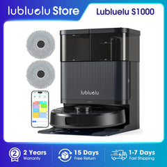 Lubluelu S1000 Robot Vacuum Mop with All-in-One Self-Clean Base - Auto Empty/Wash/Dry Mop Hands-Free 10000Pa 180min Runtime