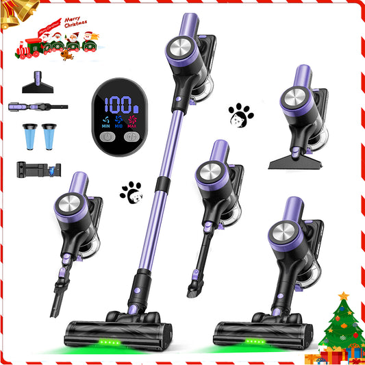 500W/50KPA Self-Standing Cordless Vacuum Cleaner