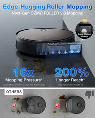 ECOVACS Sweeping Robotic Vacuum Cleaner With Mopping Bagless DEEBOT X11 Omni Cyclone 19.500 Pa AI Stain Detection