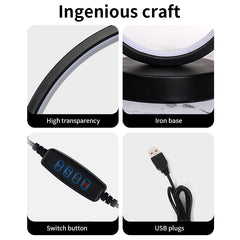 LED Night Table Lamp Modern Spiral Dimmable